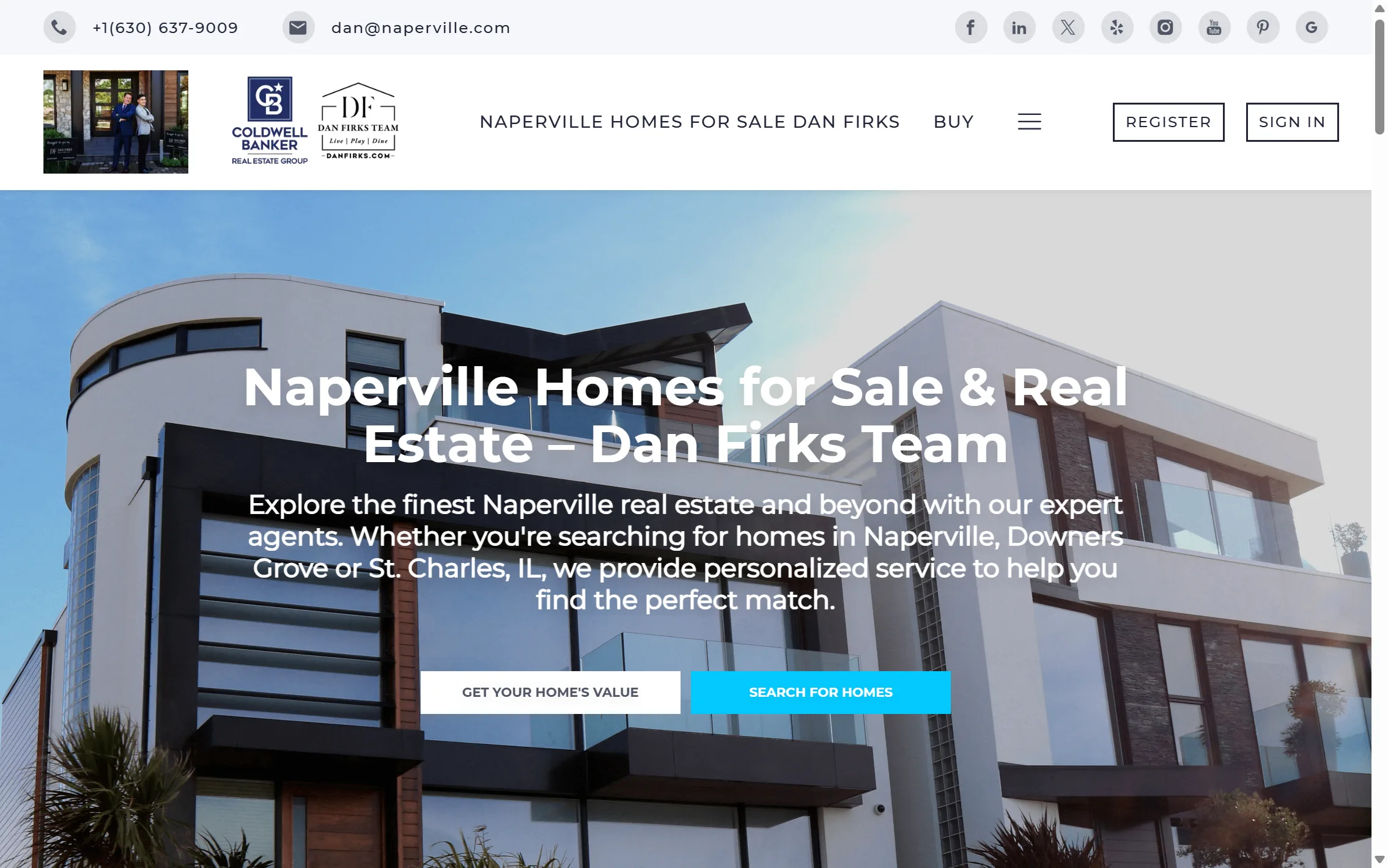 Dan Firks — website by The Search Sherpa